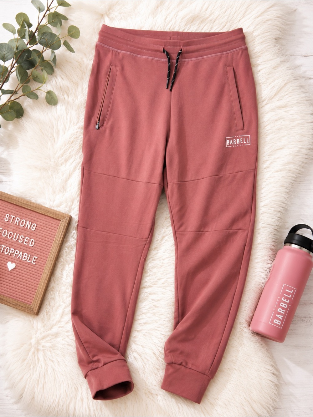 Women's Dusty Rose Jogger Pants